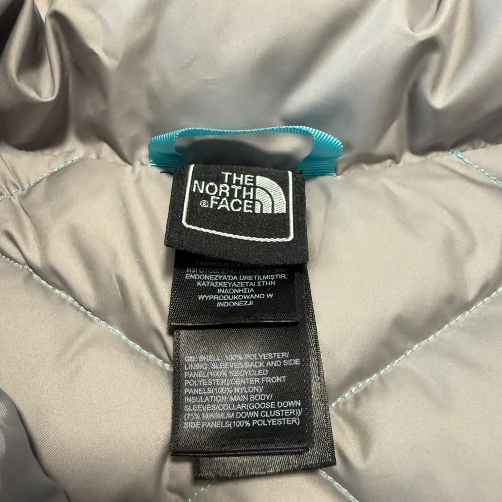 The North‎ Face Girls Puffy Down 550 Fill Jacket Size XL (18) Blue